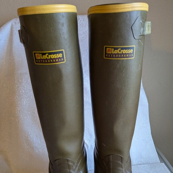 LaCrosse Grange Rubber Boots for Men Size 10 Heavy Duty Insulated Foot main image 4